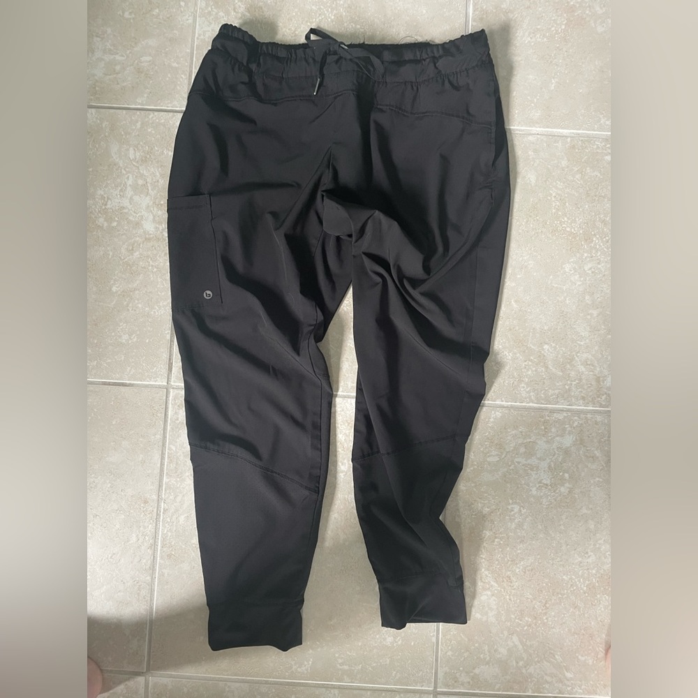 Black jogger, nursing scrubs petite large